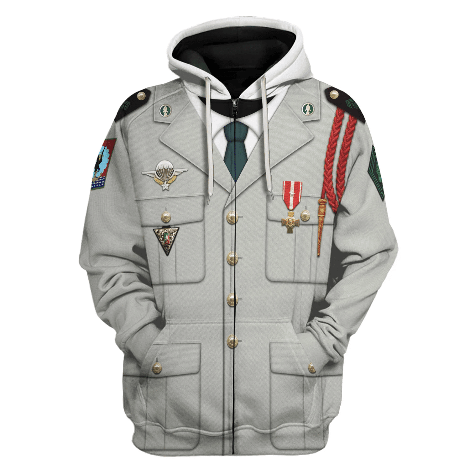 Gearhomie French Foreign Legion Costume Hoodie Sweatshirt T-Shirt Tracksuit - Gearhomie.com