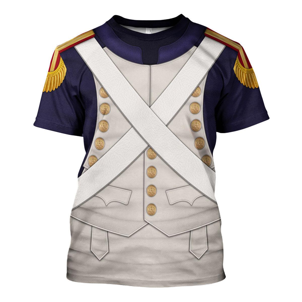 Gearhomie French Grenadier-Imperial Guard Infantry (1806-1815) Uniform All Over Print Hoodie Sweatshirt T-Shirt Tracksuit - DucG