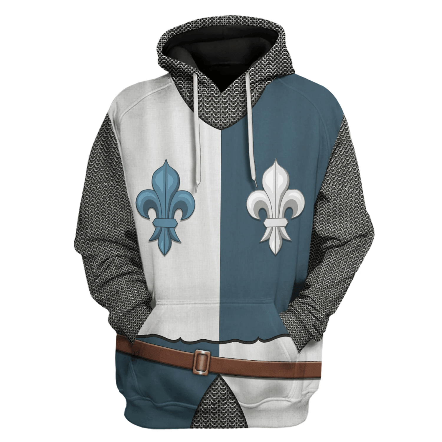 Gearhomie French Knight Costume Hoodie Sweatshirt T-Shirt Tracksuit - Gearhomie.com