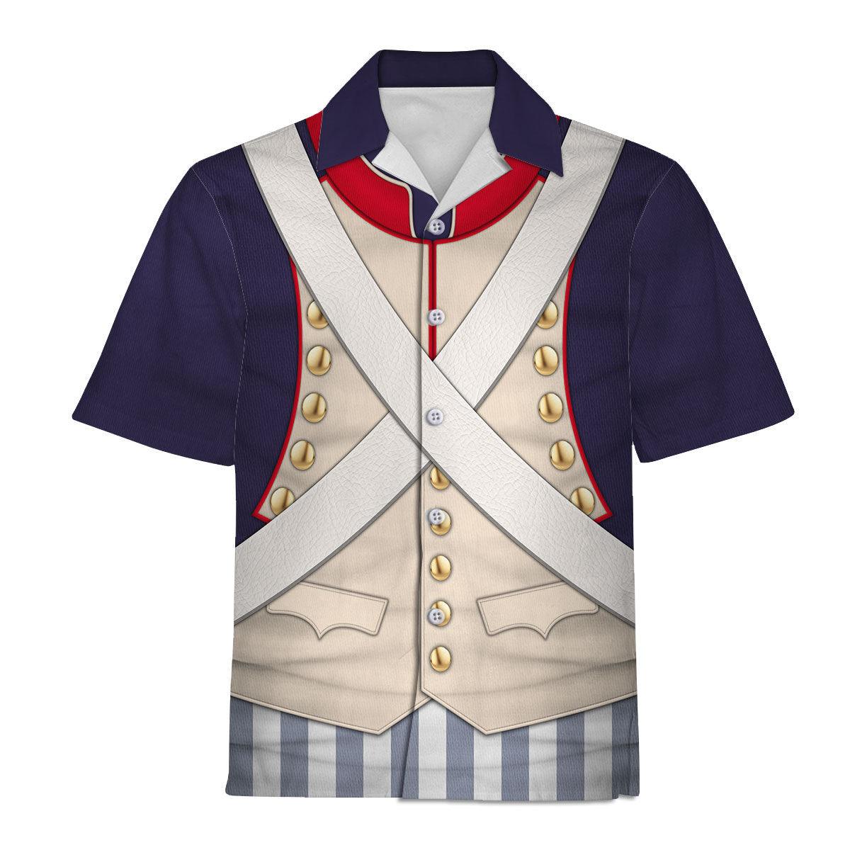 Gearhomie French Line Infantry 1796-1806 Uniform All Over Print Hoodie Sweatshirt T-Shirt Tracksuit - DucG
