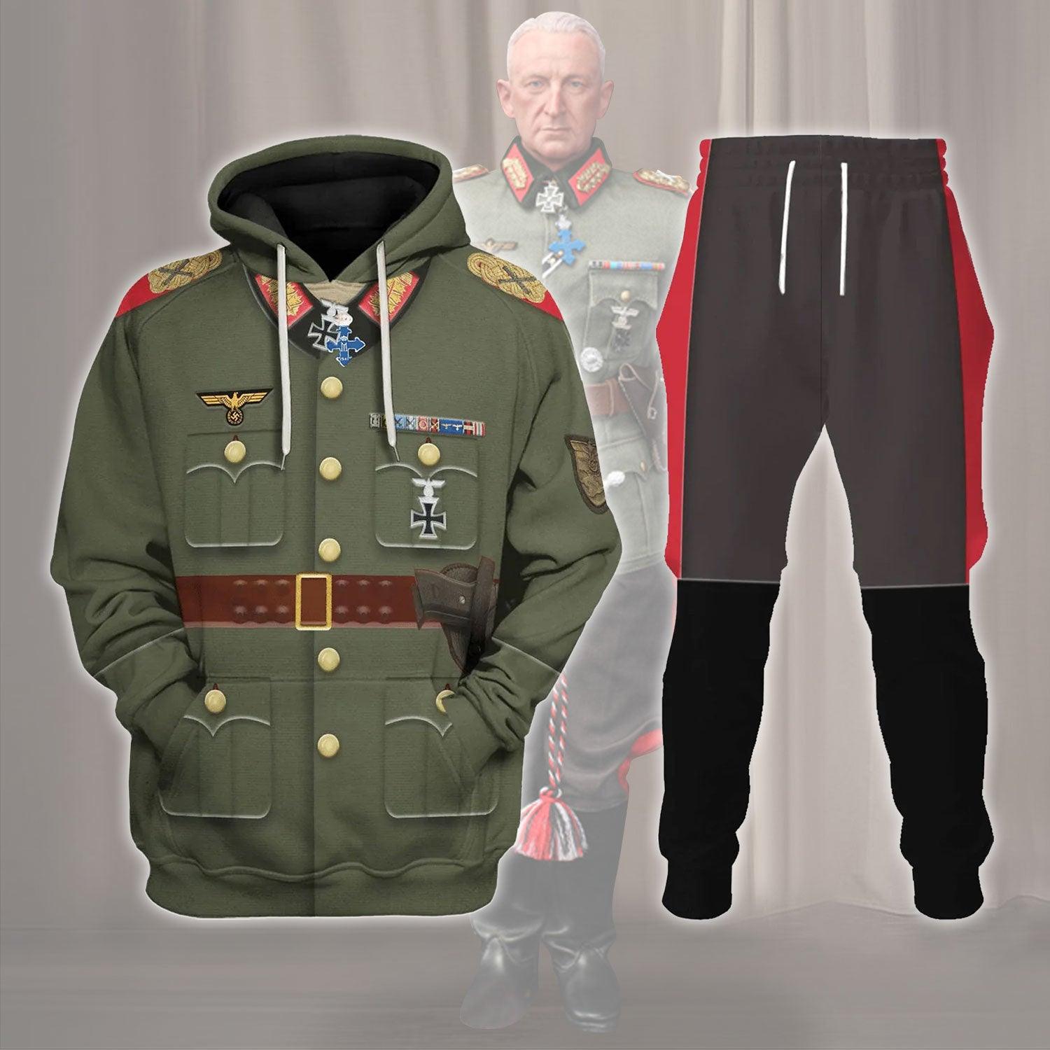 Gearhomie Fritz Erich Georg Eduard Von Manstein Costume Hoodie Sweatshirt T-Shirt Tracksuit - Gearhomie.com