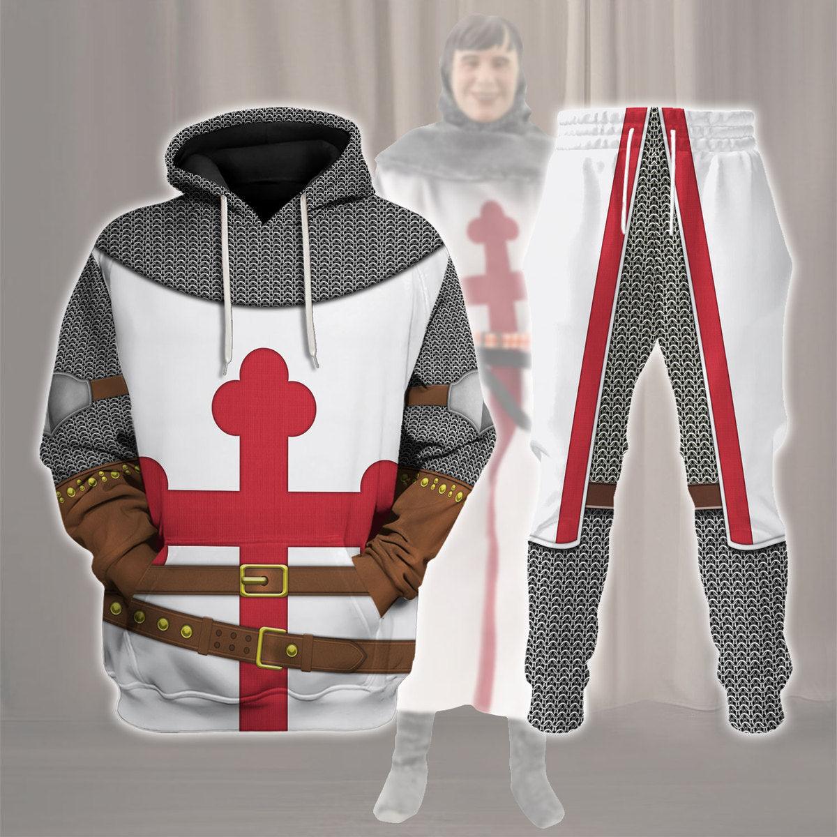 Gearhomie Galahad Knight Costume Hoodie Sweatshirt T-Shirt Tracksuit - Gearhomie.com