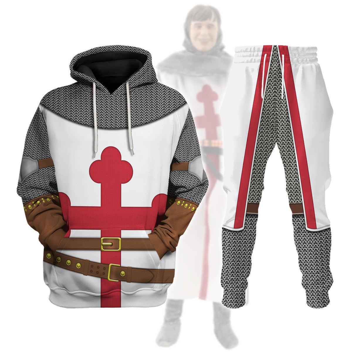 Gearhomie Galahad Knight Costume Hoodie Sweatshirt T-Shirt Tracksuit - Gearhomie.com
