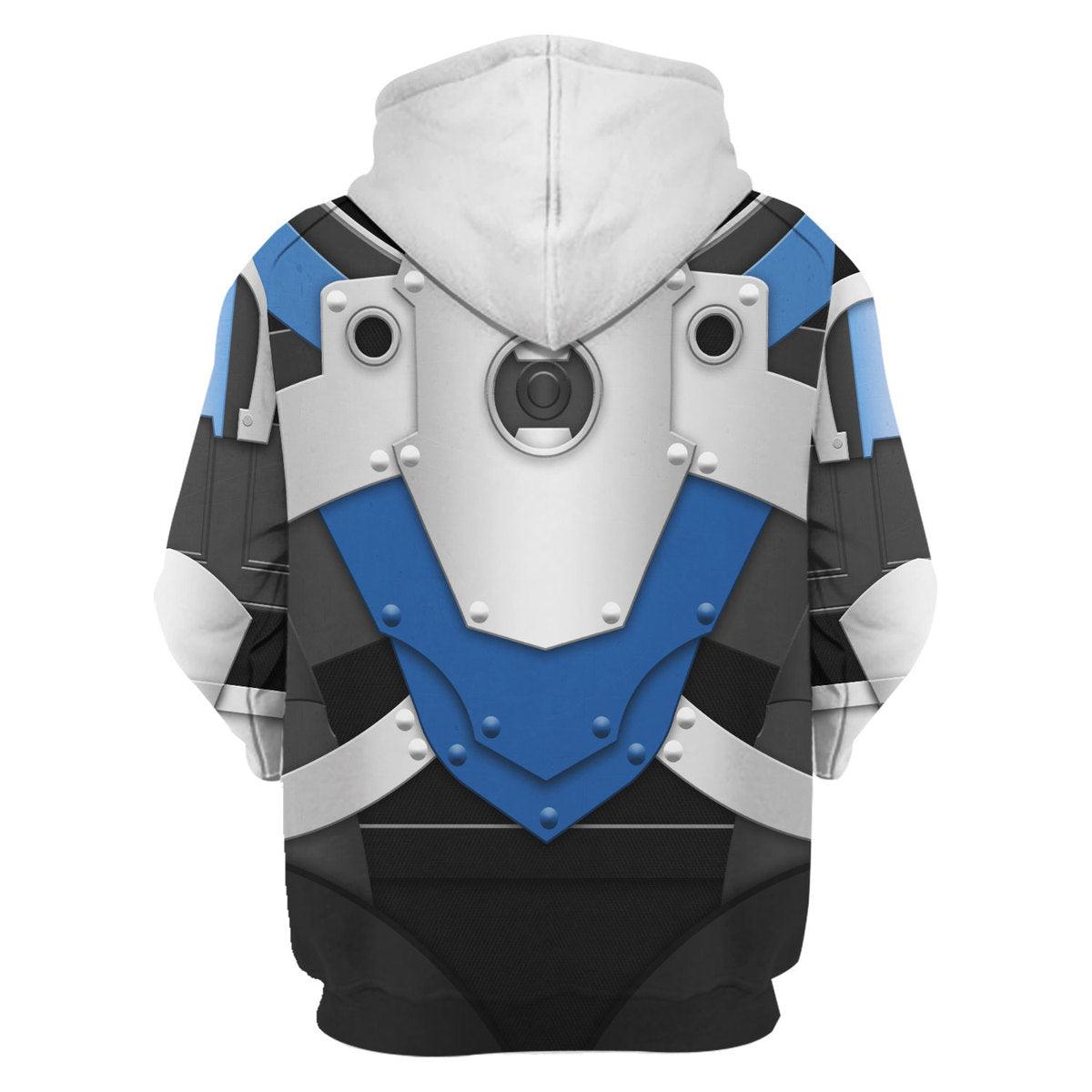 CustomsPig Garrus Vakarian Hoodie Sweatshirt T-shirt Sweatpants Outfit Cosplay Costumes - CustomsPig.com