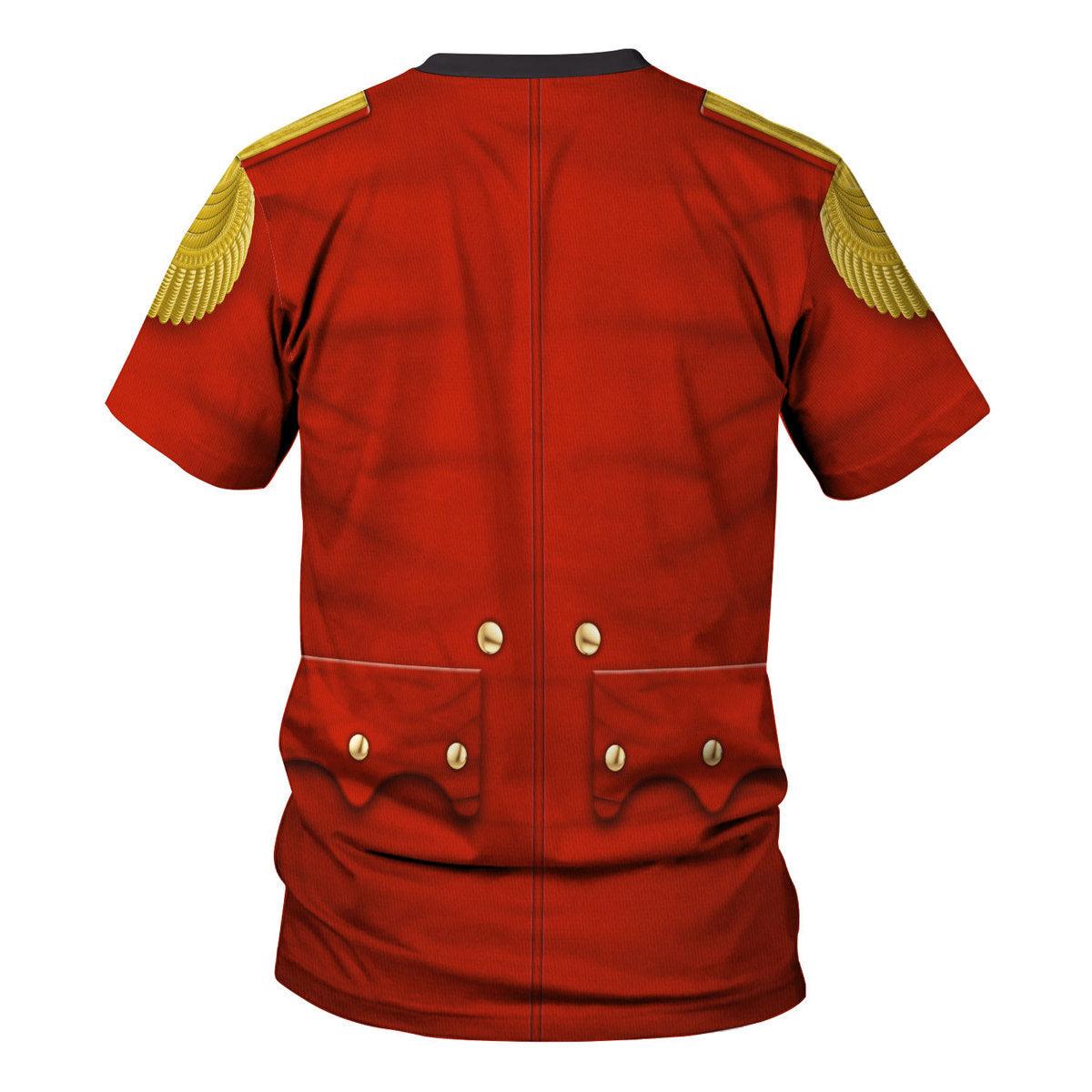 Gearhomie General Washington - The American Revolution Uniform All Over Print Hoodie Sweatshirt T-Shirt Tracksuit - Gearhomie.com