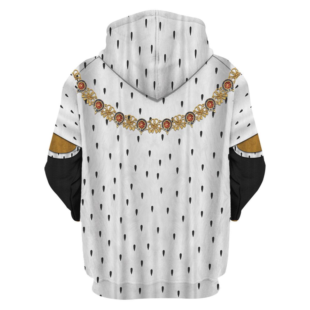 CustomsPig George II of England Costume Hoodie Sweatshirt T-Shirt Tracksuit - CustomsPig.com
