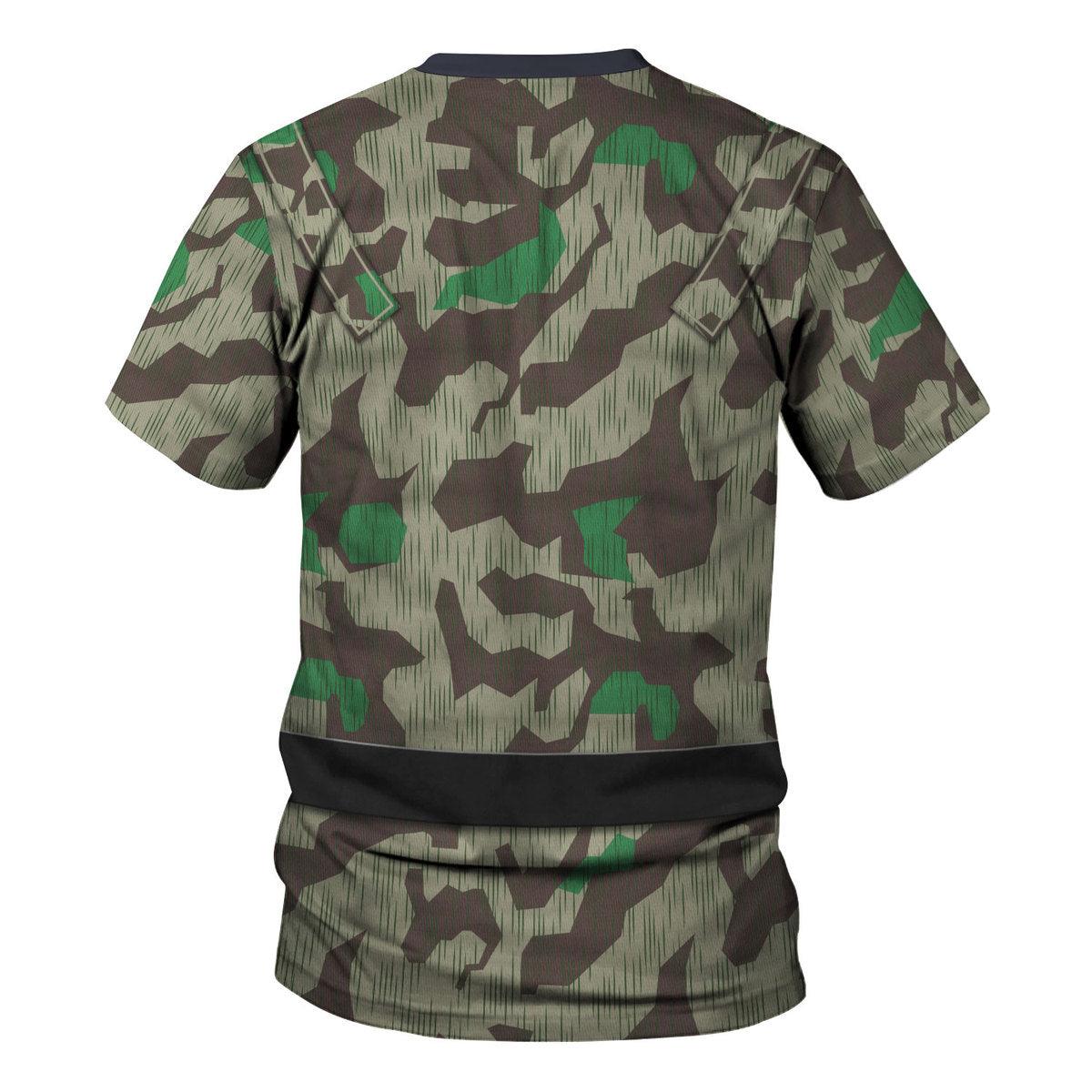 CustomsPig German Parachutist-Splinter Pattern Smock-Basic Uniform Costume Hoodie Sweatshirt T-Shirt Tracksuit - CustomsPig.com