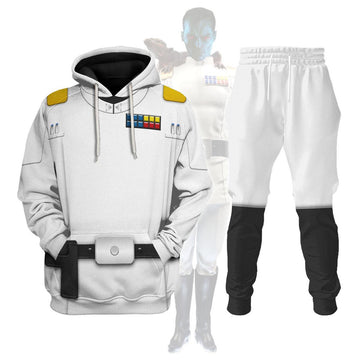 Gearhomie Grand Admiral Thrawn Costume Hoodie Sweatshirt T-Shirt Sweatpants - Gearhomie.com