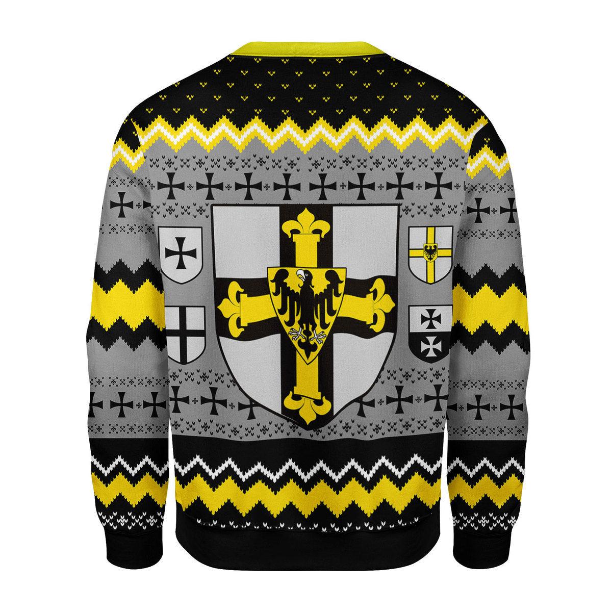 CustomsPig Grand Master of the Teutonic Order Christmas Ugly Sweater - CustomsPig.com
