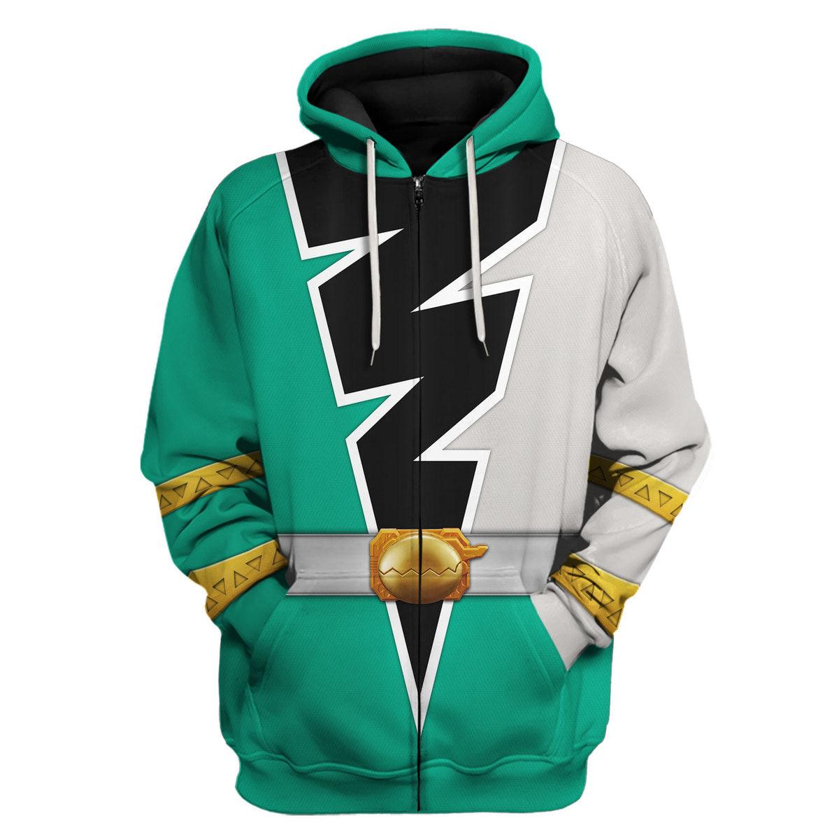 CustomsPig Green Izzy Garcia Ranger Dino Fury Hoodies Sweatshirt T-Shirt Zip Hoodies Sweatpants - CustomsPig.com