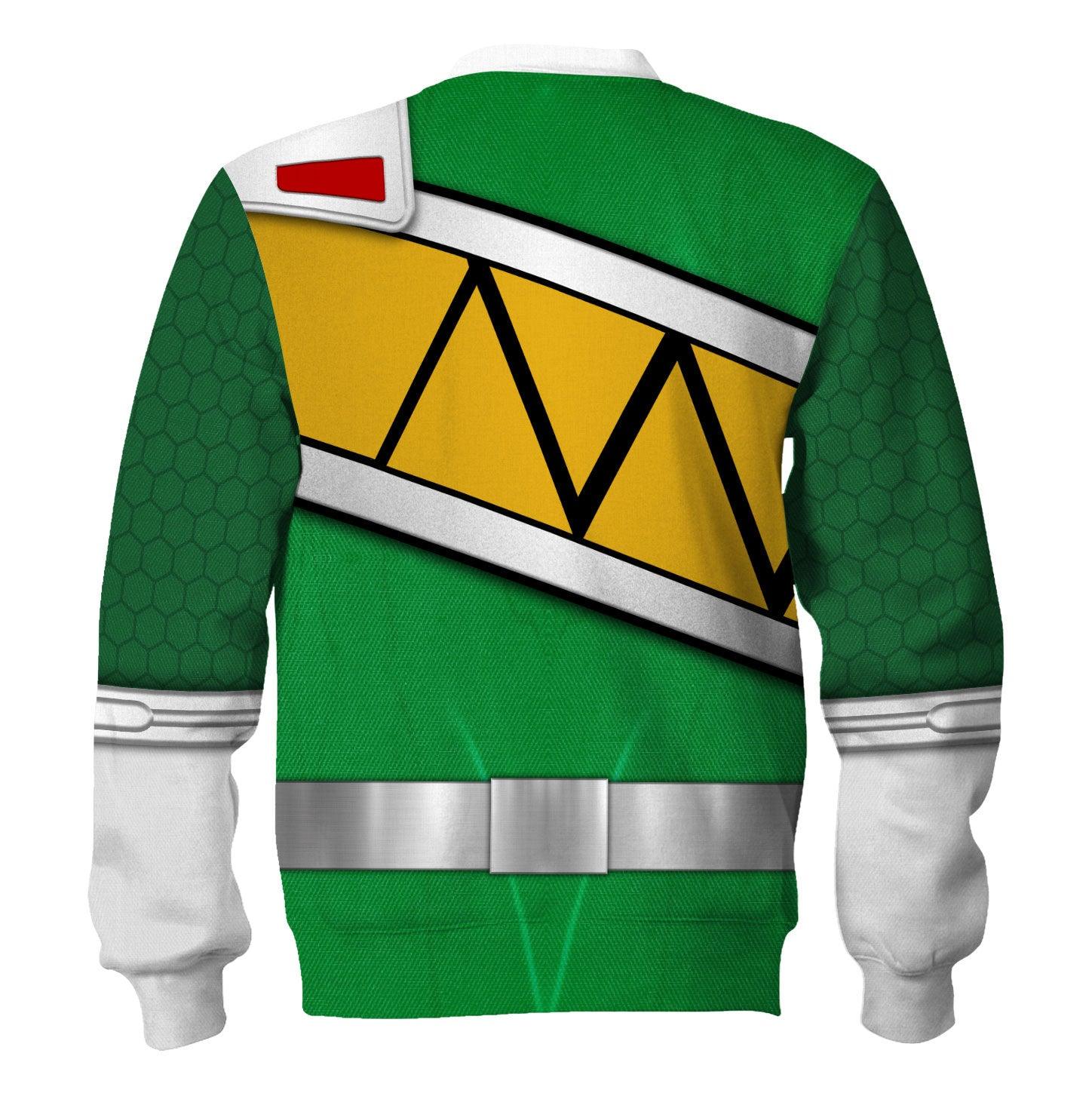  CustomsPig Green Power Rangers Dino Charge Hoodies Sweatshirt T-shirt Hawaiian Tracksuit -  CustomsPig.com