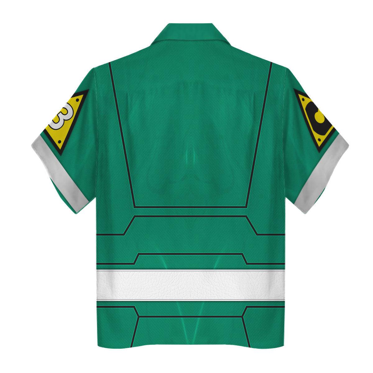  CustomsPig Green Power Rangers Turbo Hoodies Sweatshirt T-shirt Hawaiian Tracksuit -  CustomsPig.com