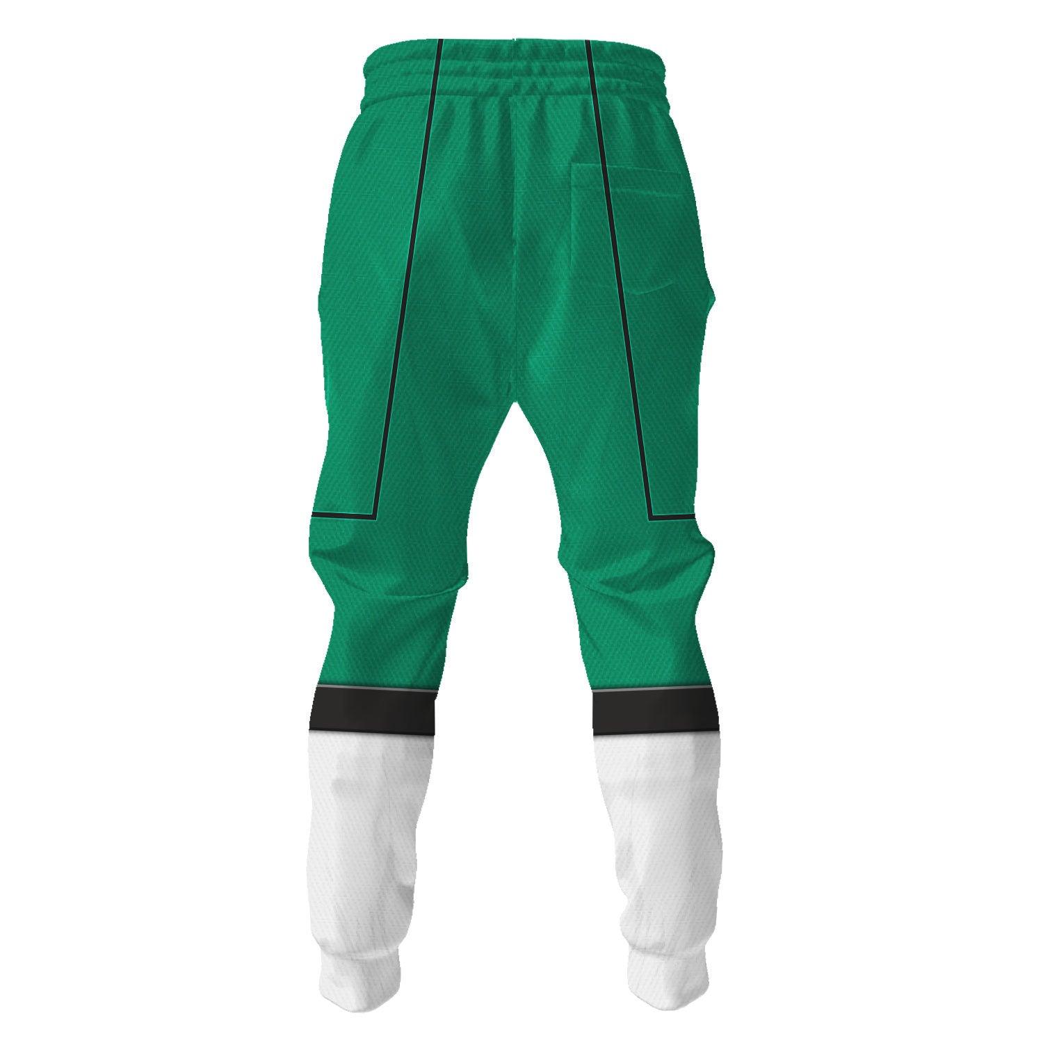  CustomsPig Green Power Rangers Turbo Hoodies Sweatshirt T-shirt Hawaiian Tracksuit -  CustomsPig.com