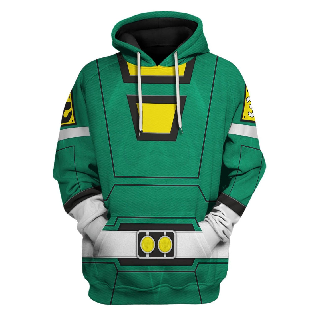  CustomsPig Green Power Rangers Turbo Hoodies Sweatshirt T-shirt Hawaiian Tracksuit -  CustomsPig.com