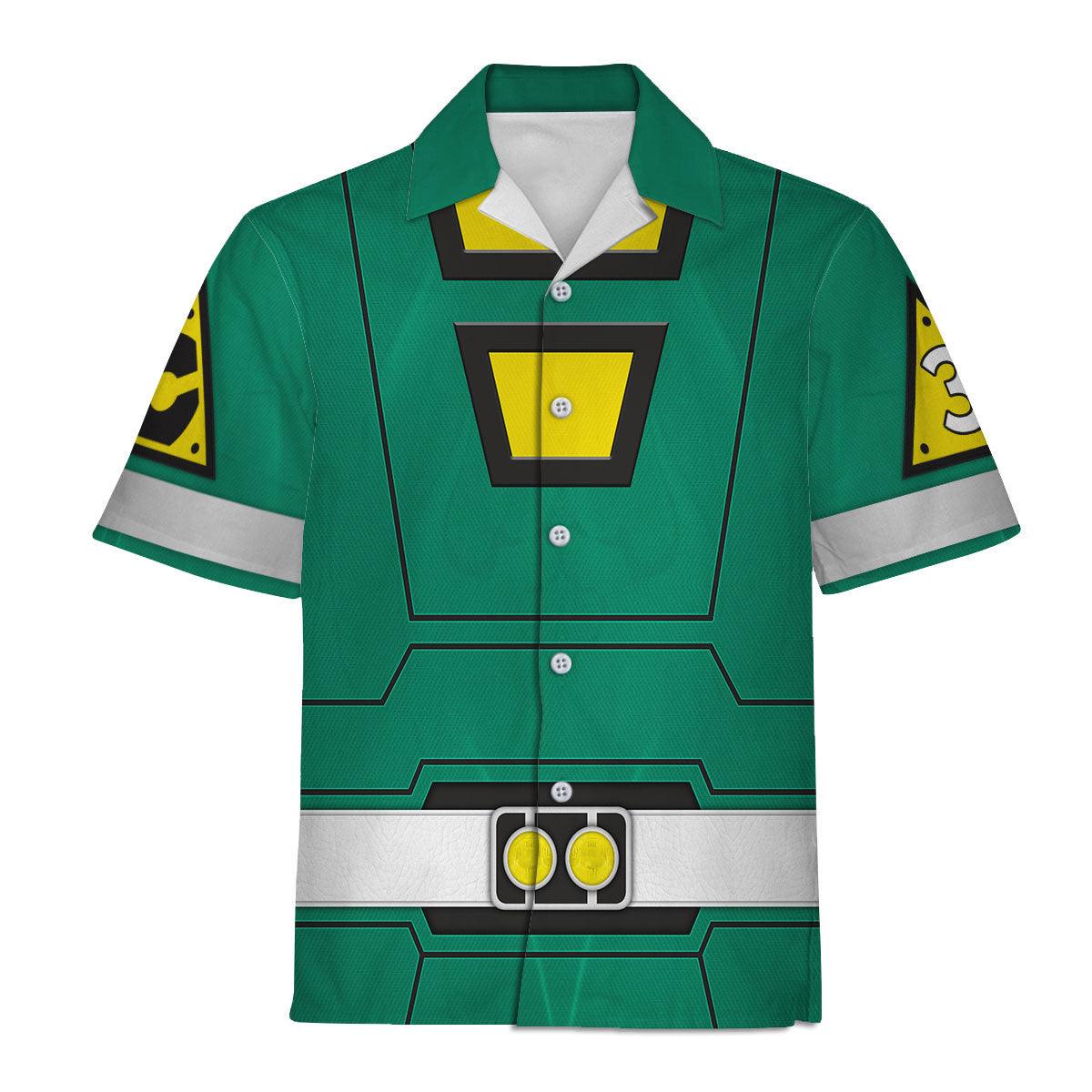  CustomsPig Green Power Rangers Turbo Hoodies Sweatshirt T-shirt Hawaiian Tracksuit -  CustomsPig.com