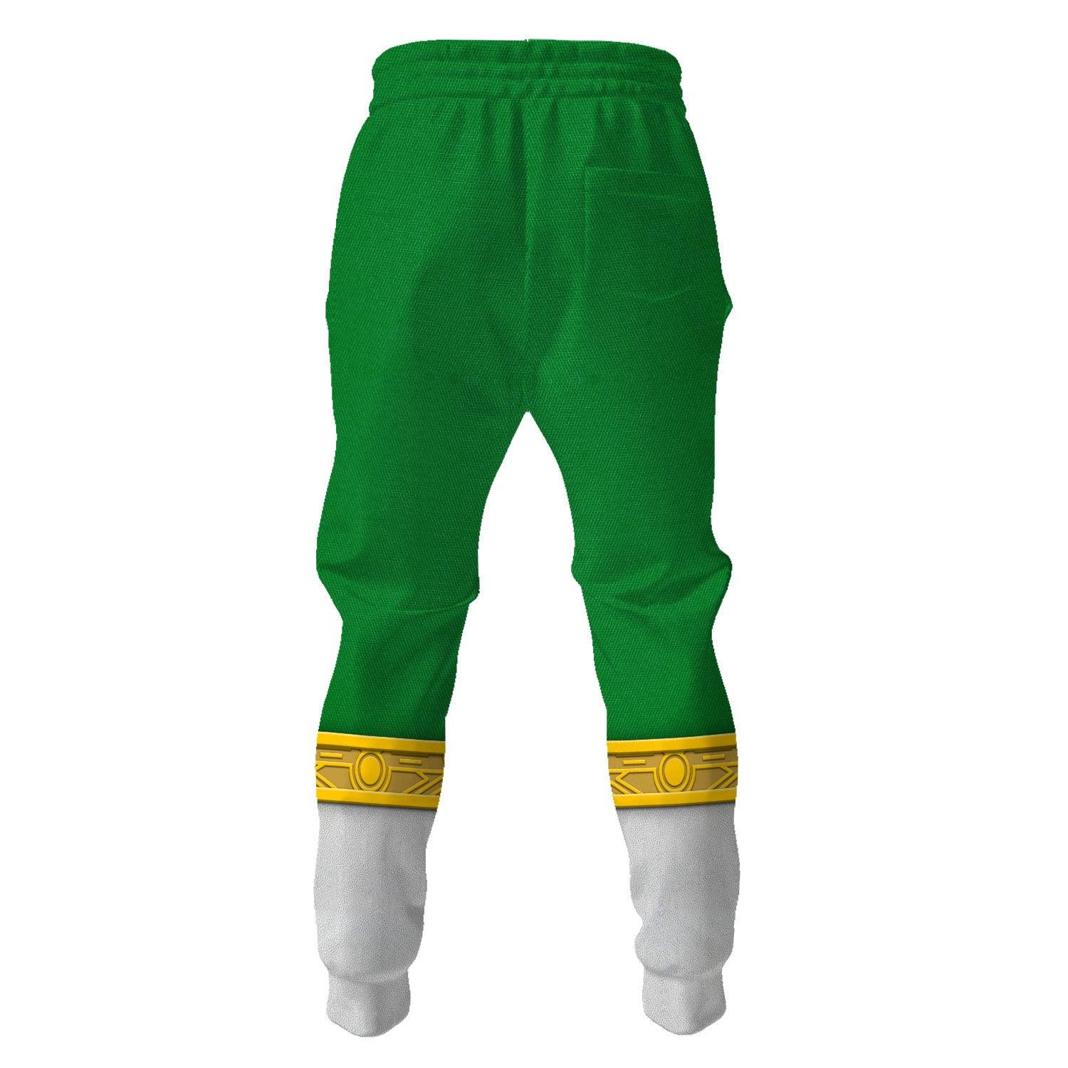  CustomsPig Green Power Rangers Zeo Hoodies Sweatshirt T-shirt Hawaiian Tracksuit -  CustomsPig.com