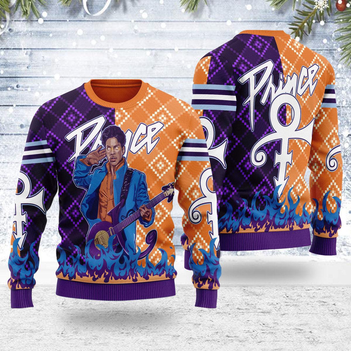 Gearhomie Guitar Artistic Artwork Christmas Ugly Sweater - Gearhomie.com