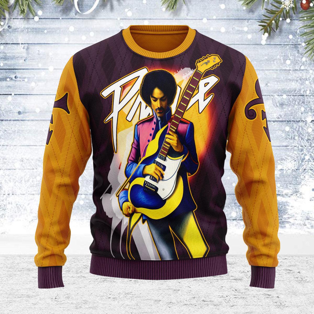 Gearhomie Guitar Artistic Artwork Christmas Ugly Sweater - Gearhomie.com