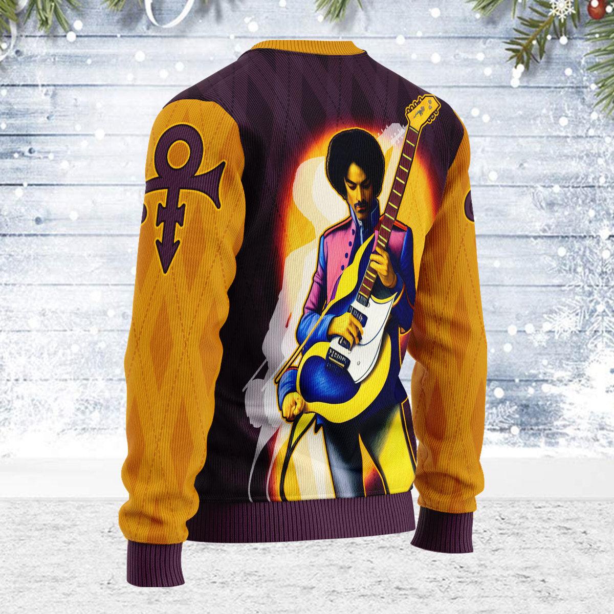 Gearhomie Guitar Artistic Artwork Christmas Ugly Sweater - Gearhomie.com