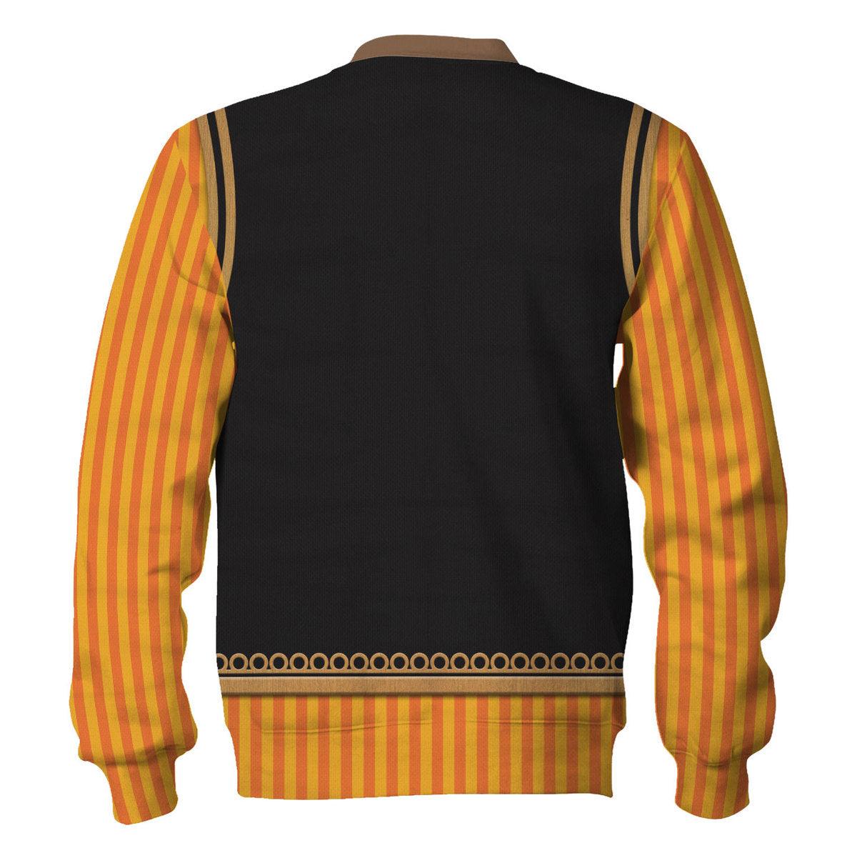 Gearhomie Guitar Burning Outfit Jimi Hendrix Costume Hoodie Sweatshirt T-Shirt Tracksuit - Gearhomie.com