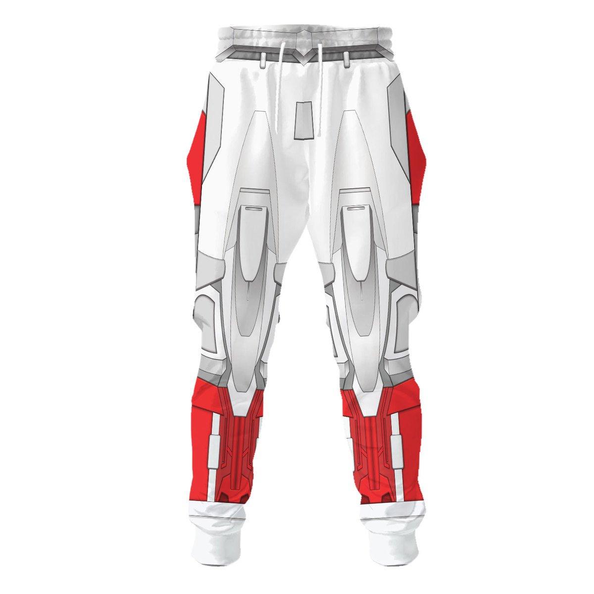 CustomsPig Gundam Astray Red Frame Costume All Over Print Tracksuit Hoodie - CustomsPig