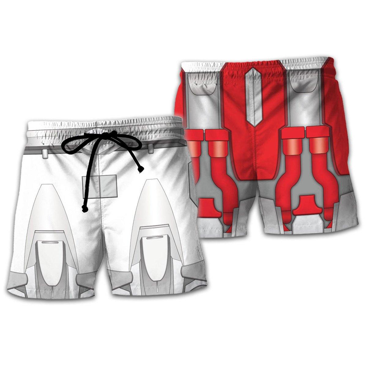 Gearhomie Gundam Astray Red Frame Costume All Over Print Tracksuit Hoodie - DucG