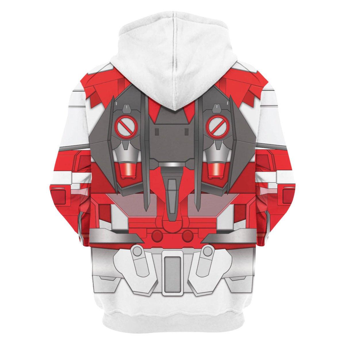 Gearhomie Gundam Astray Red Frame Costume All Over Print Tracksuit Hoodie - DucG