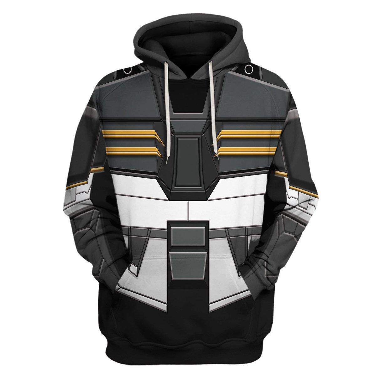 Gearhomie Gundam Deathscythe Costume All Over Print Tracksuit Hoodie - DucG