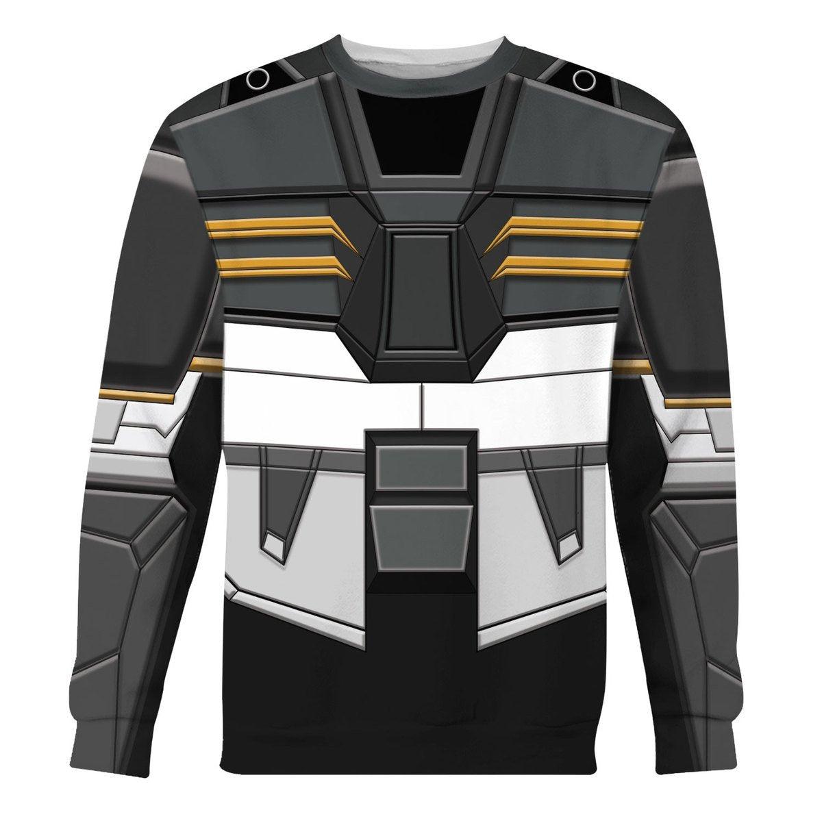 Gearhomie Gundam Deathscythe Costume All Over Print Tracksuit Hoodie - DucG