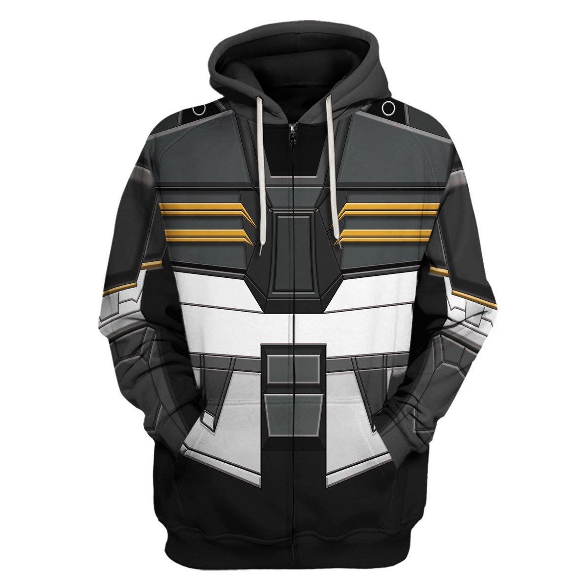 Gearhomie Gundam Deathscythe Costume All Over Print Tracksuit Hoodie - DucG