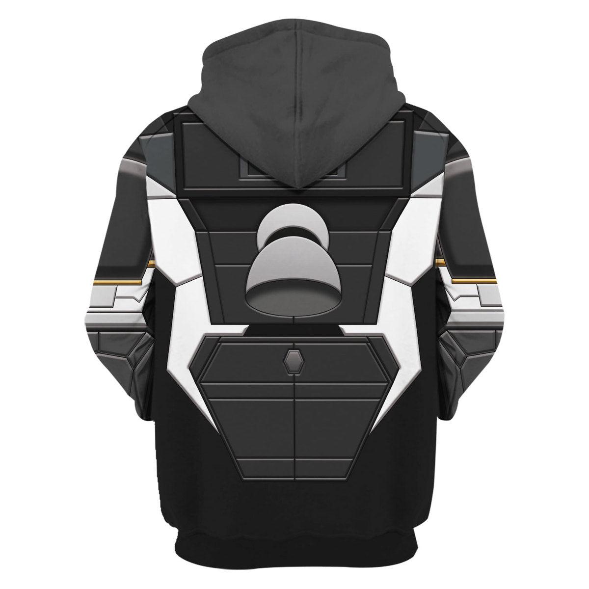 Gearhomie Gundam Deathscythe Costume All Over Print Tracksuit Hoodie - DucG