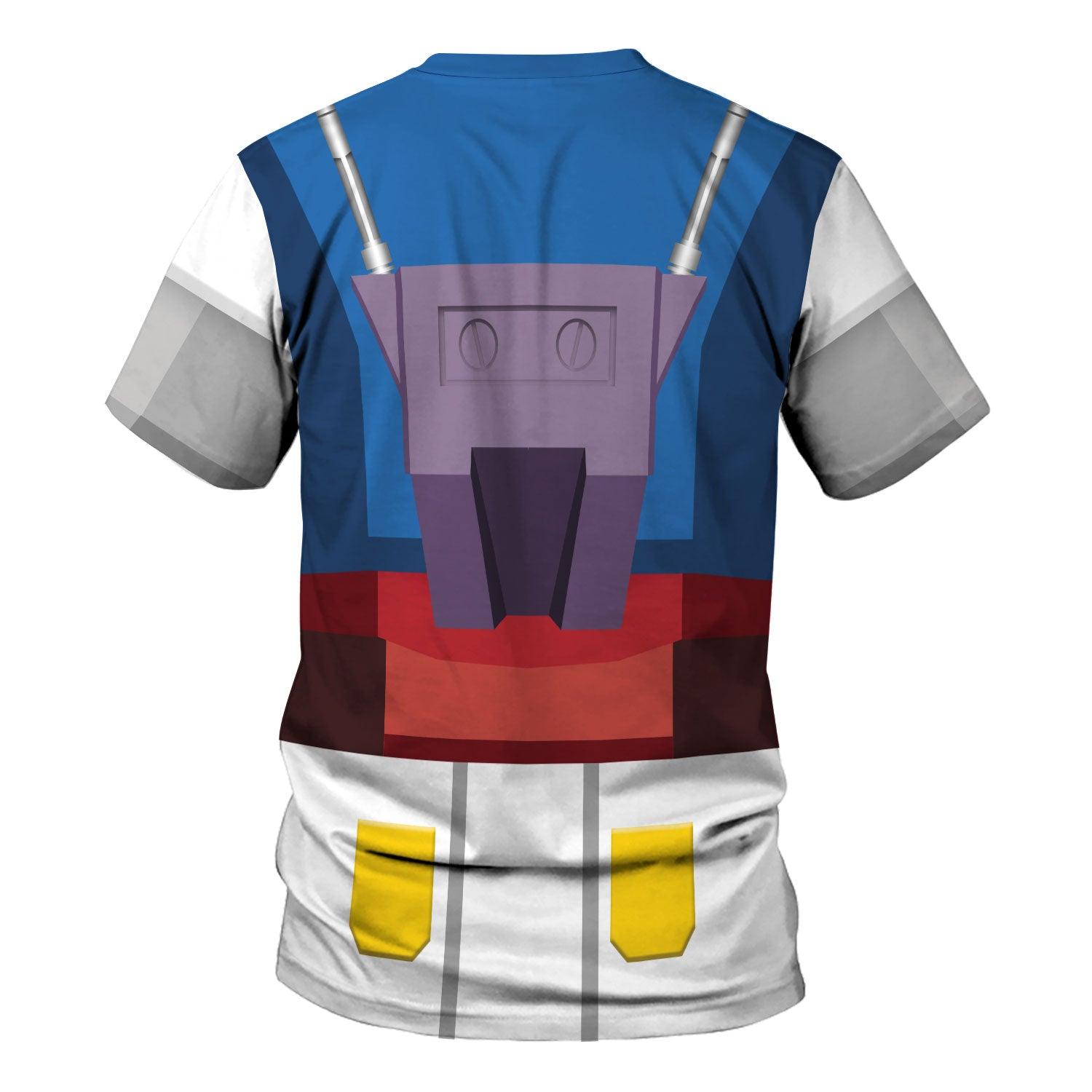 Gearhomie Gundam Robot Costume All Over Print Tracksuit Hoodie - DucG