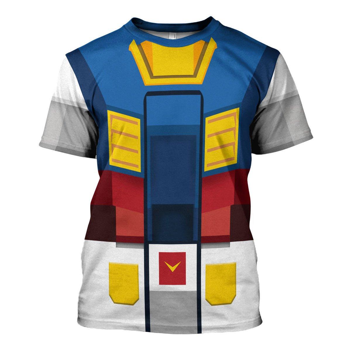 Gearhomie Gundam Robot Costume All Over Print Tracksuit Hoodie - DucG