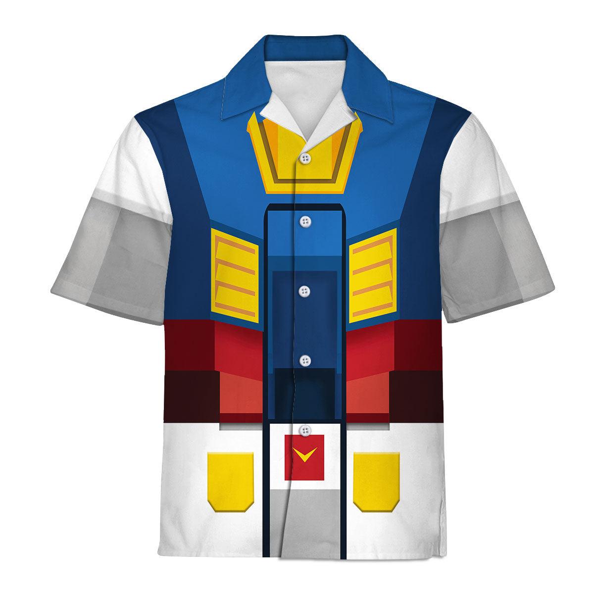 CustomsPig Gundam Robot Costume All Over Print Tracksuit Hoodie - CustomsPig