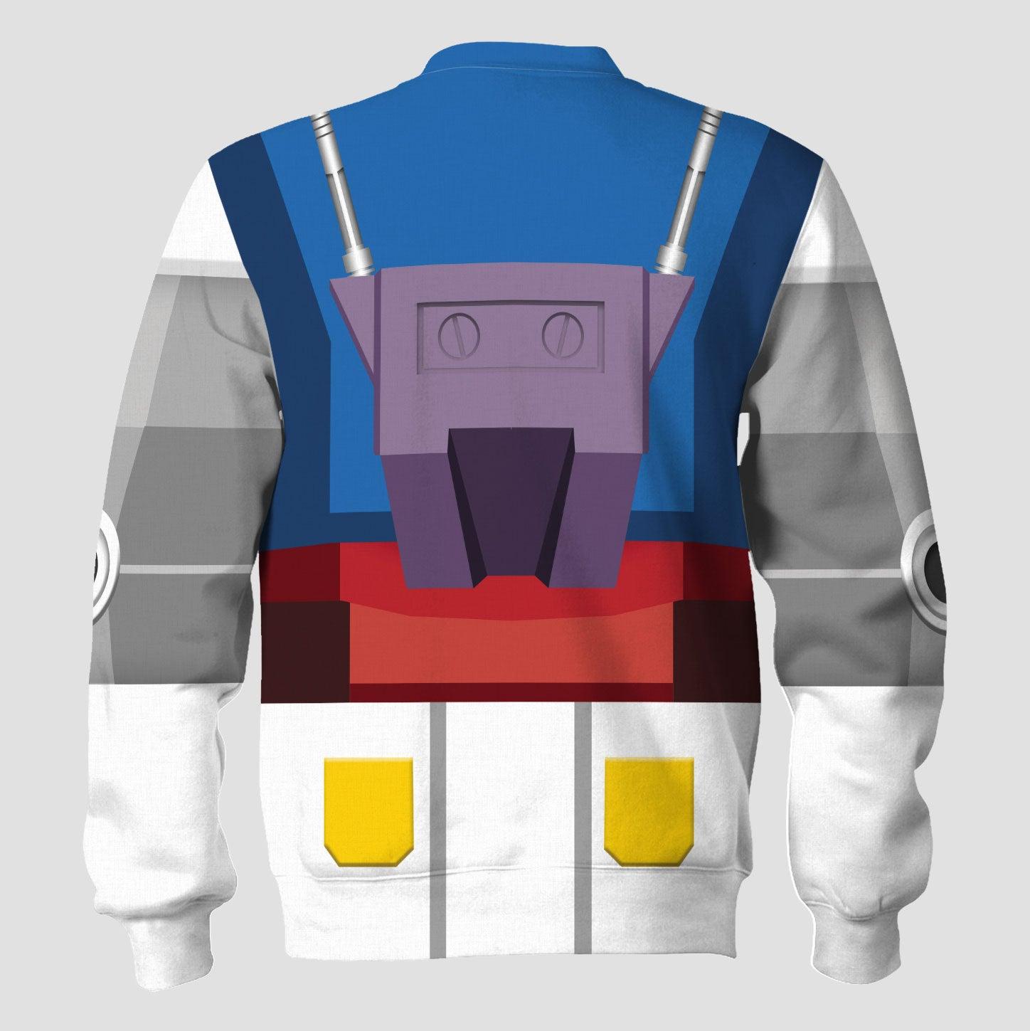 Gearhomie Gundam Robot Costume All Over Print Tracksuit Hoodie - DucG