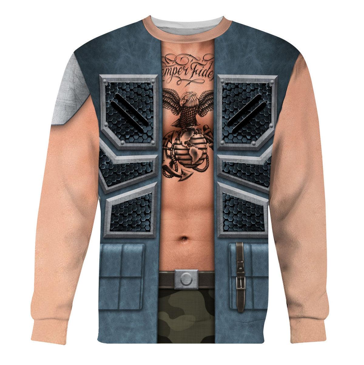 CustomsPig Gung-Ho Costumes Hoodie Sweatshirt T-Shirt - CustomsPig