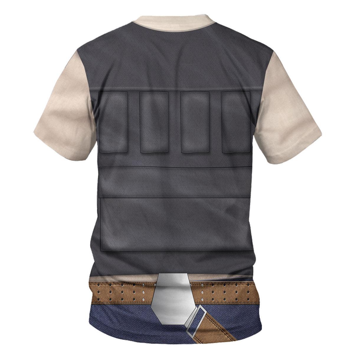 Gearhomie Han Solo Costume Hoodie Sweatshirt T-Shirt Sweatpants - Gearhomie.com