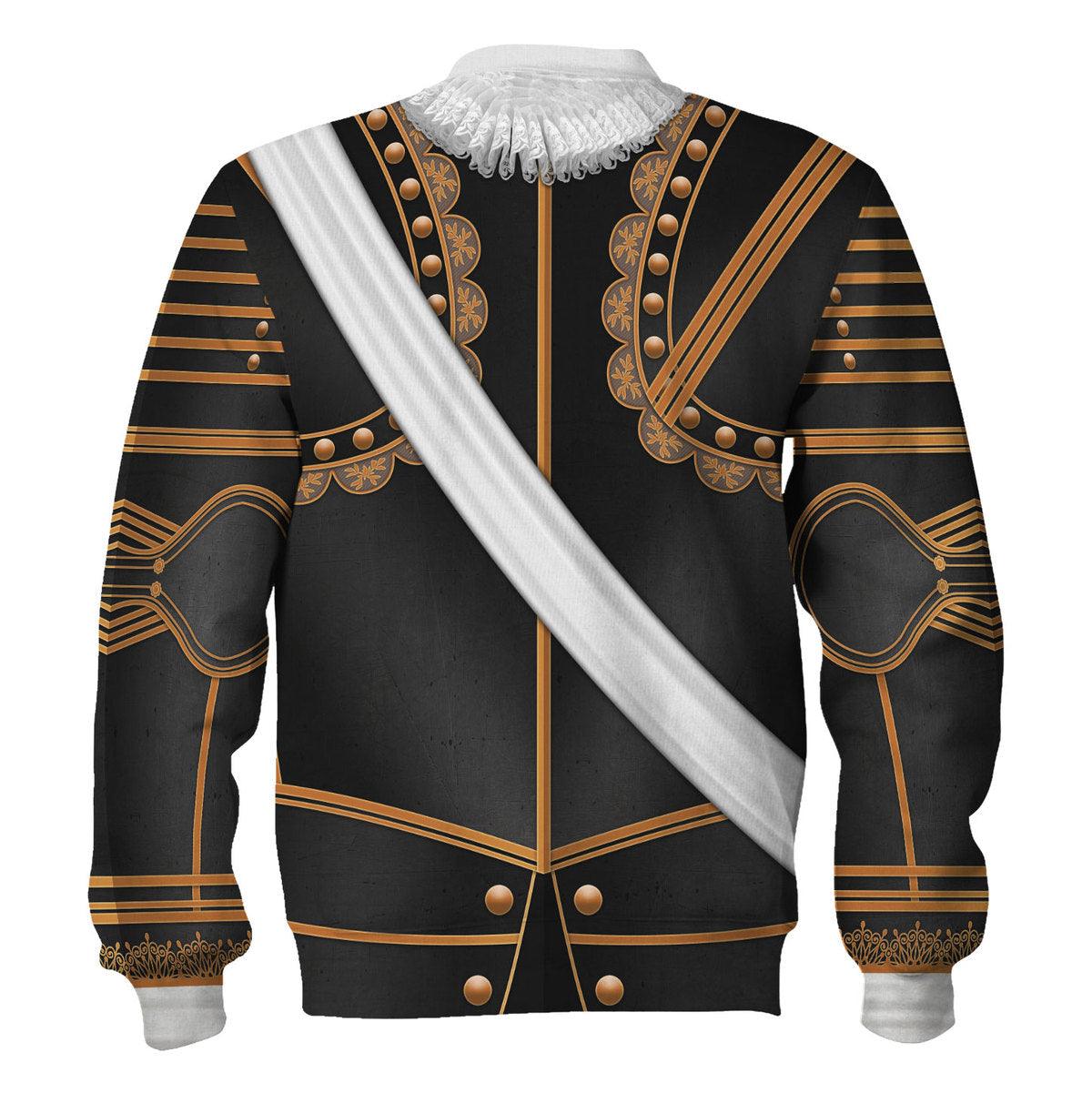 Gearhomie Henry IV of France Armour Costume All Over Print Hoodie Sweatshirt T-Shirt Tracksuit - Gearhomie.com