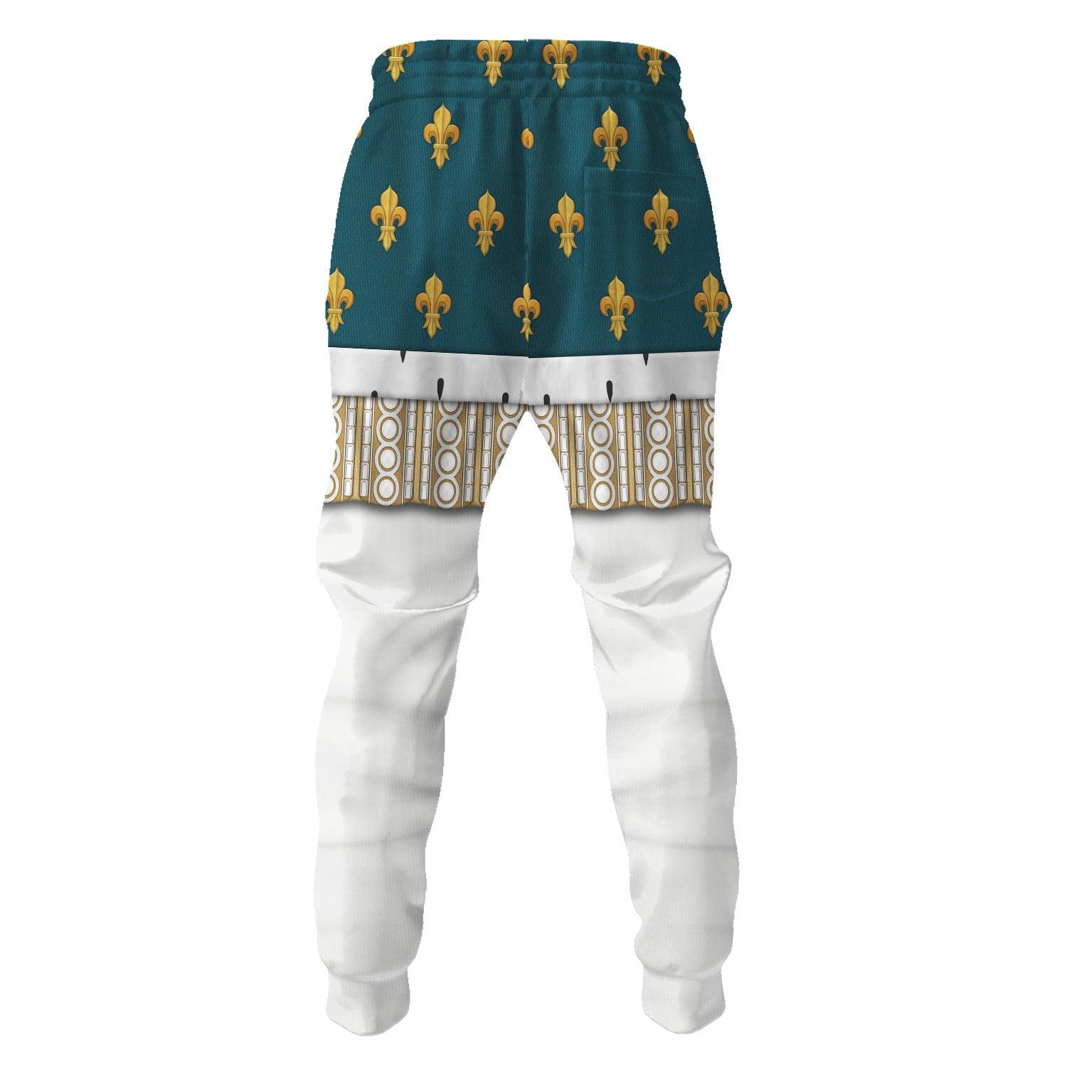 CustomsPig Henry IV of France in Coronation Robes Costume All Over Print Hoodie Sweatshirt T-Shirt Tracksuit - CustomsPig.com