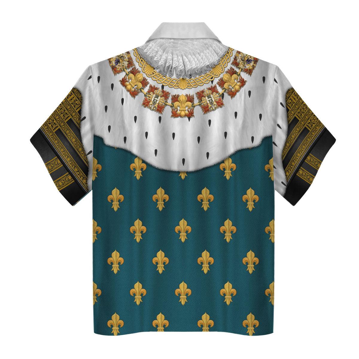 Gearhomie Henry IV of France in Coronation Robes Costume All Over Print Hoodie Sweatshirt T-Shirt Tracksuit - Gearhomie.com