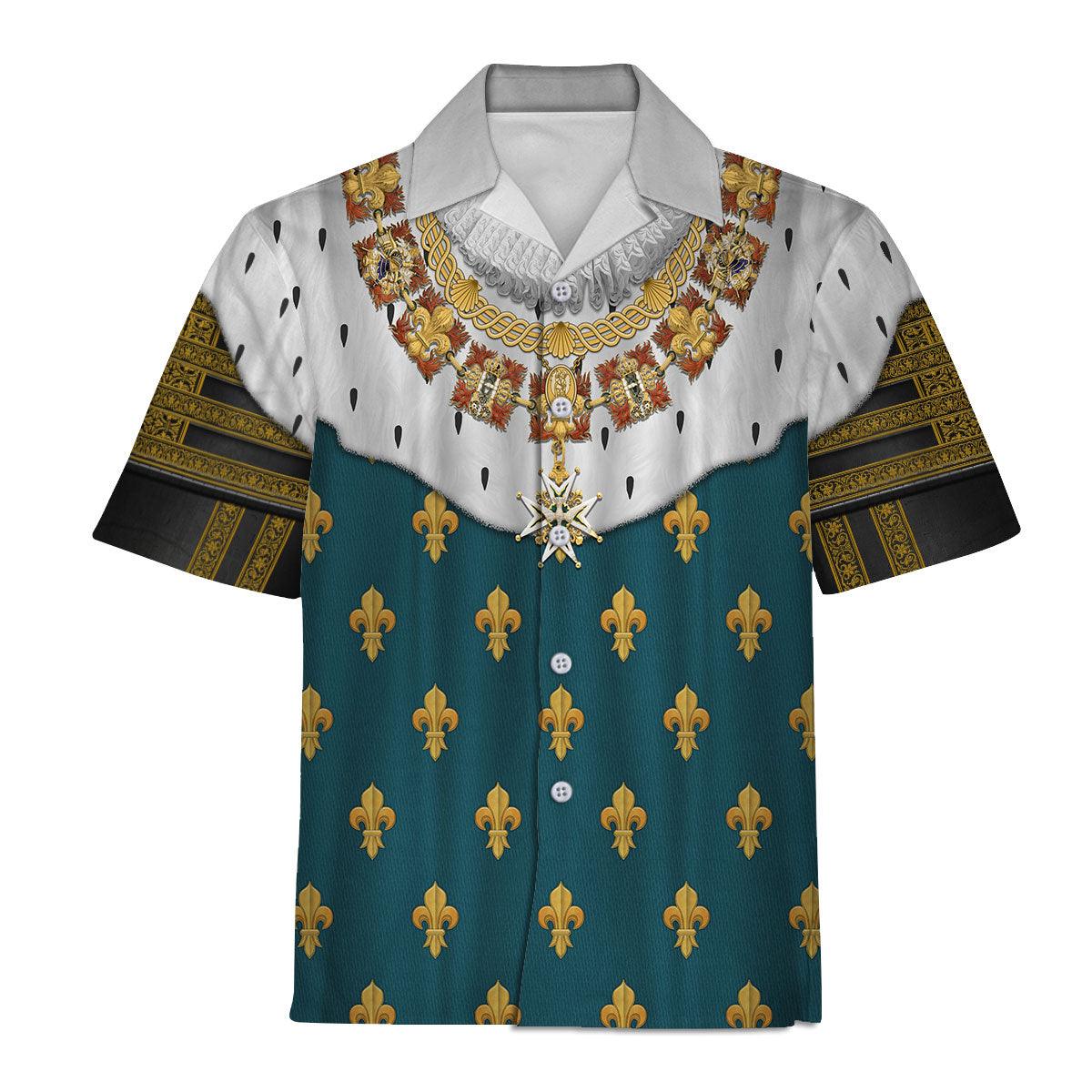 Gearhomie Henry IV of France in Coronation Robes Costume All Over Print Hoodie Sweatshirt T-Shirt Tracksuit - Gearhomie.com
