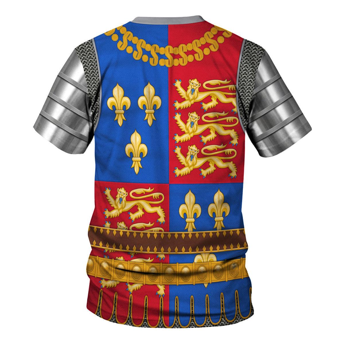 CustomsPig Henry V Amour Knights Costume Hoodie Sweatshirt T-Shirt Sweatpants - CustomsPig.com
