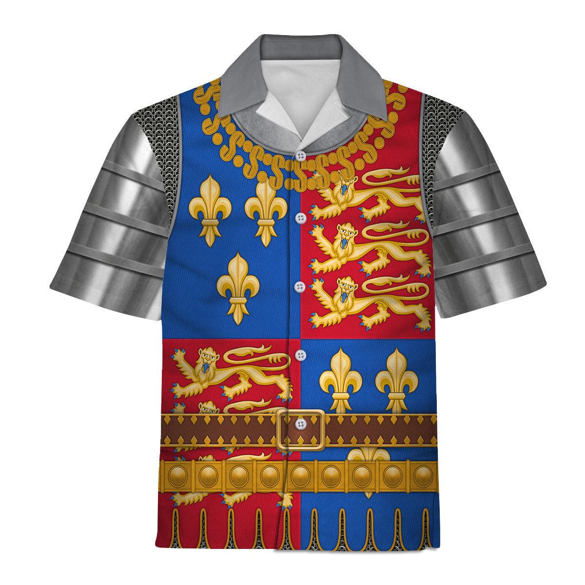 Gearhomie Henry V Amour Knights Costume Hoodie Sweatshirt T-Shirt Sweatpants - Gearhomie.com