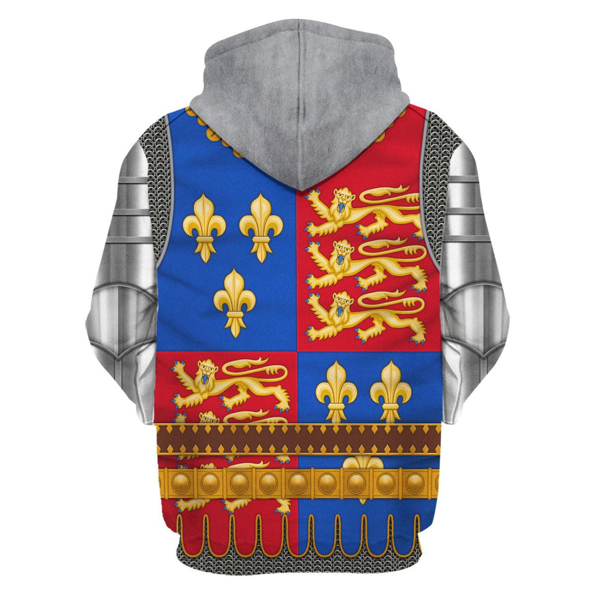 Gearhomie Henry V Amour Knights Costume Hoodie Sweatshirt T-Shirt Sweatpants - Gearhomie.com