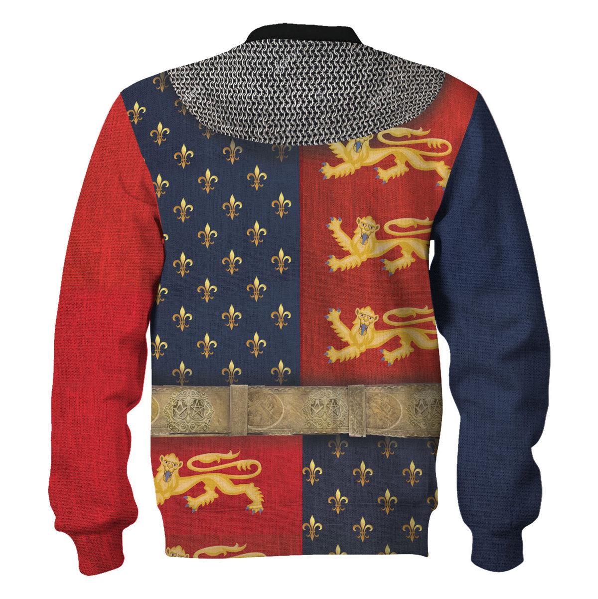 Gearhomie Henry V of England Knight Costume Hoodie Sweatshirt T-Shirt Tracksuit - Gearhomie.com