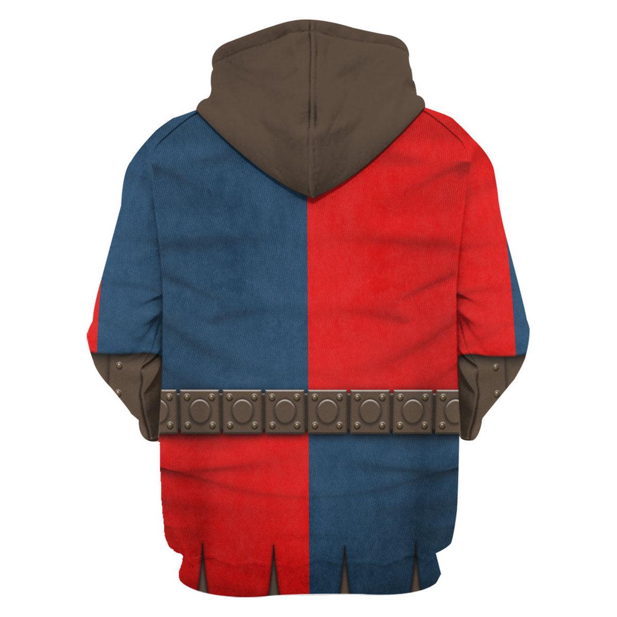 Gearhomie Henry V of England Knights Costume Hoodie Sweatshirt T-Shirt Tracksuit - Gearhomie.com