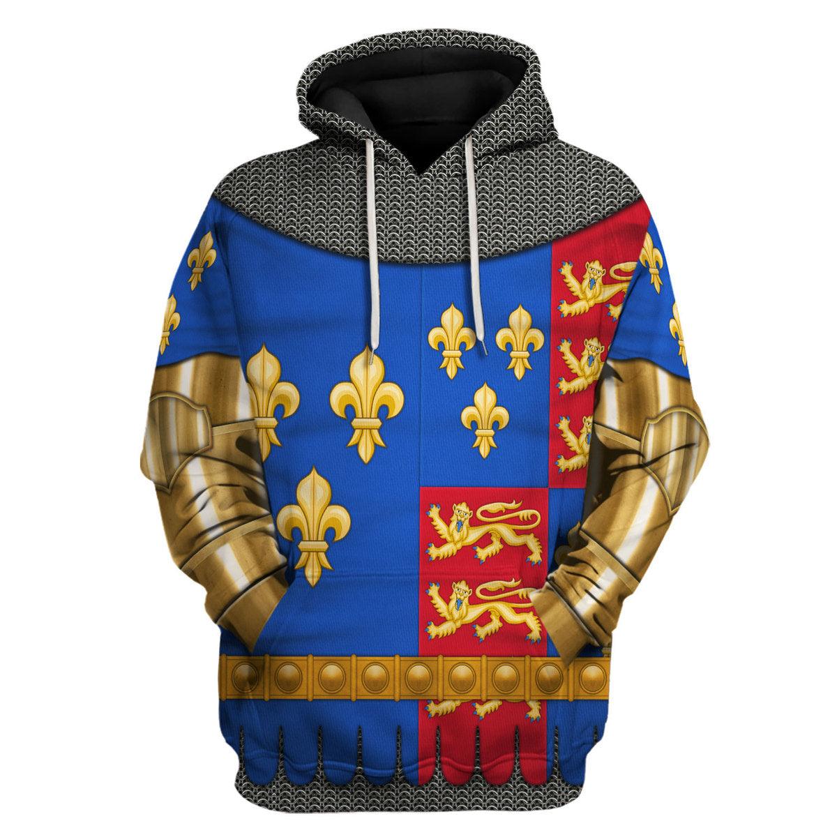 CustomsPig Henry VI Of England Amour Knights Costume Hoodie Sweatshirt T-Shirt Tracksuit - CustomsPig.com
