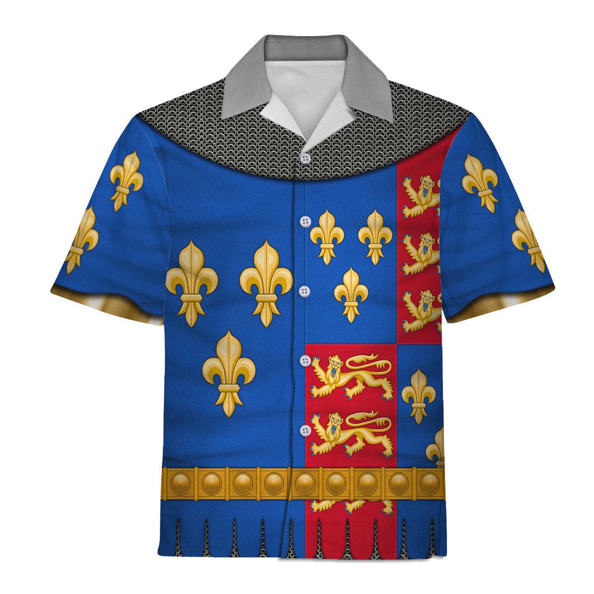Gearhomie Henry VI Of England Amour Knights Costume Hoodie Sweatshirt T-Shirt Tracksuit - Gearhomie.com