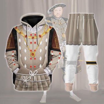  CustomsPig Henry VIII King of England Costume Hoodie Sweatshirt T-Shirt Tracksuit -  CustomsPig.com