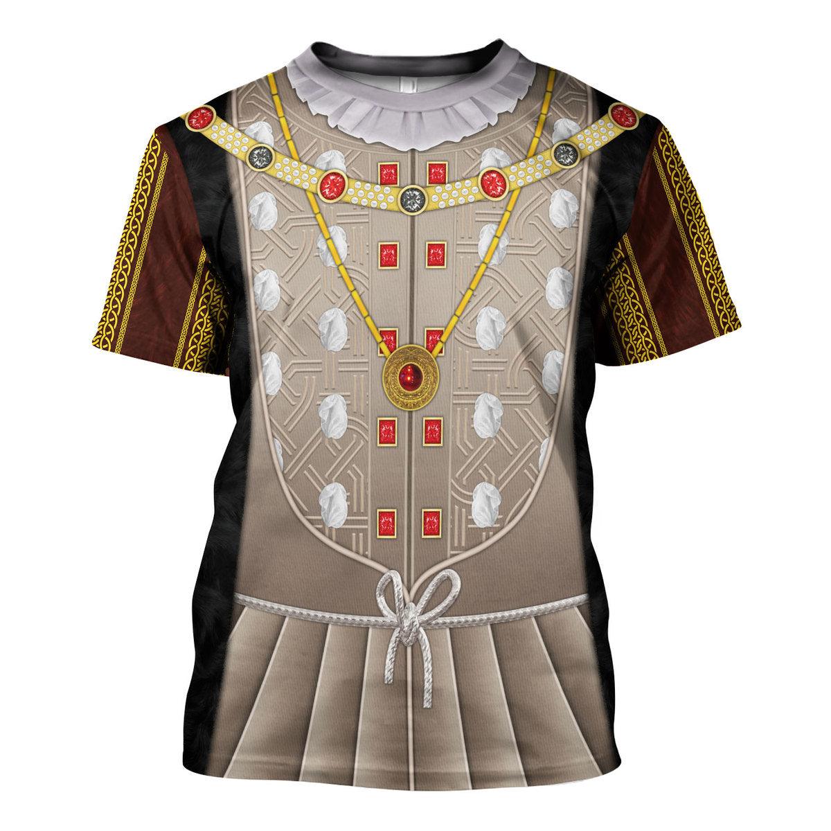 Gearhomie Henry VIII of England Costume Hoodie Sweatshirt T-Shirt Tracksuit - Gearhomie.com